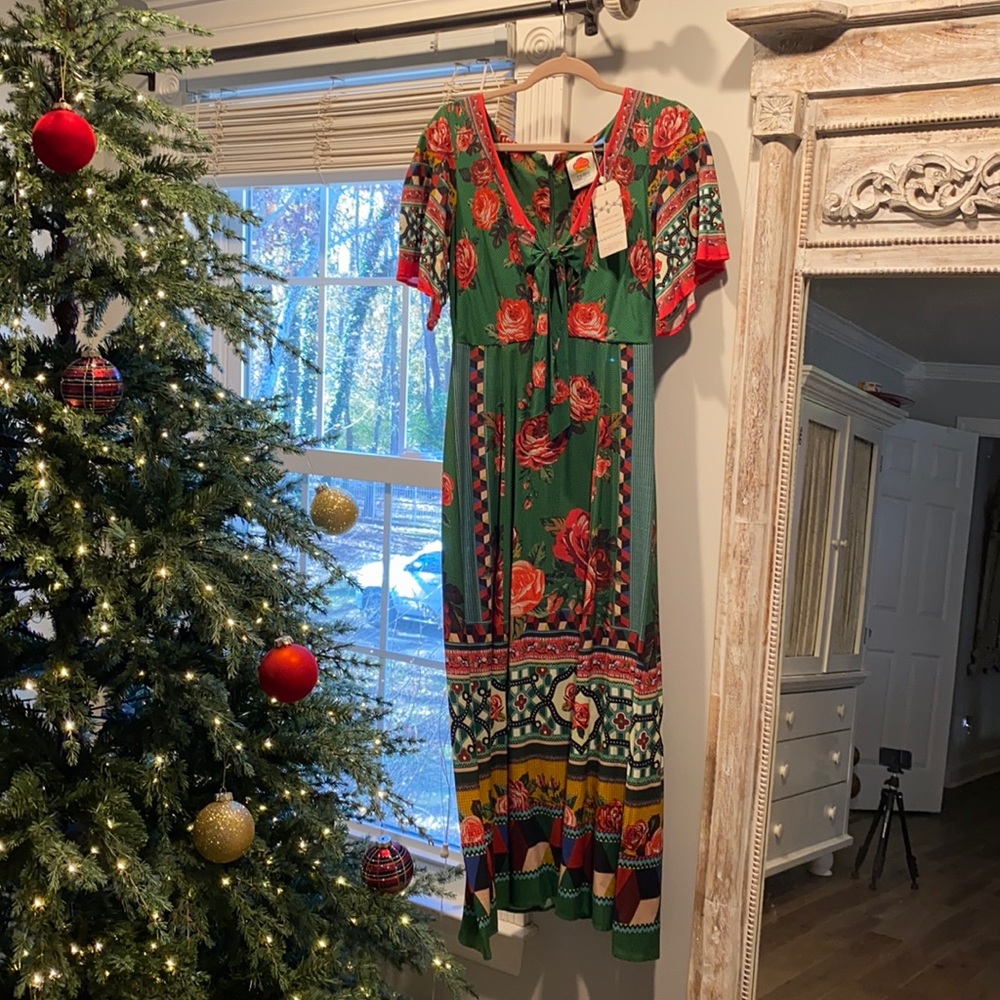 Beautiful farm Rio long Dress from Anthropologie